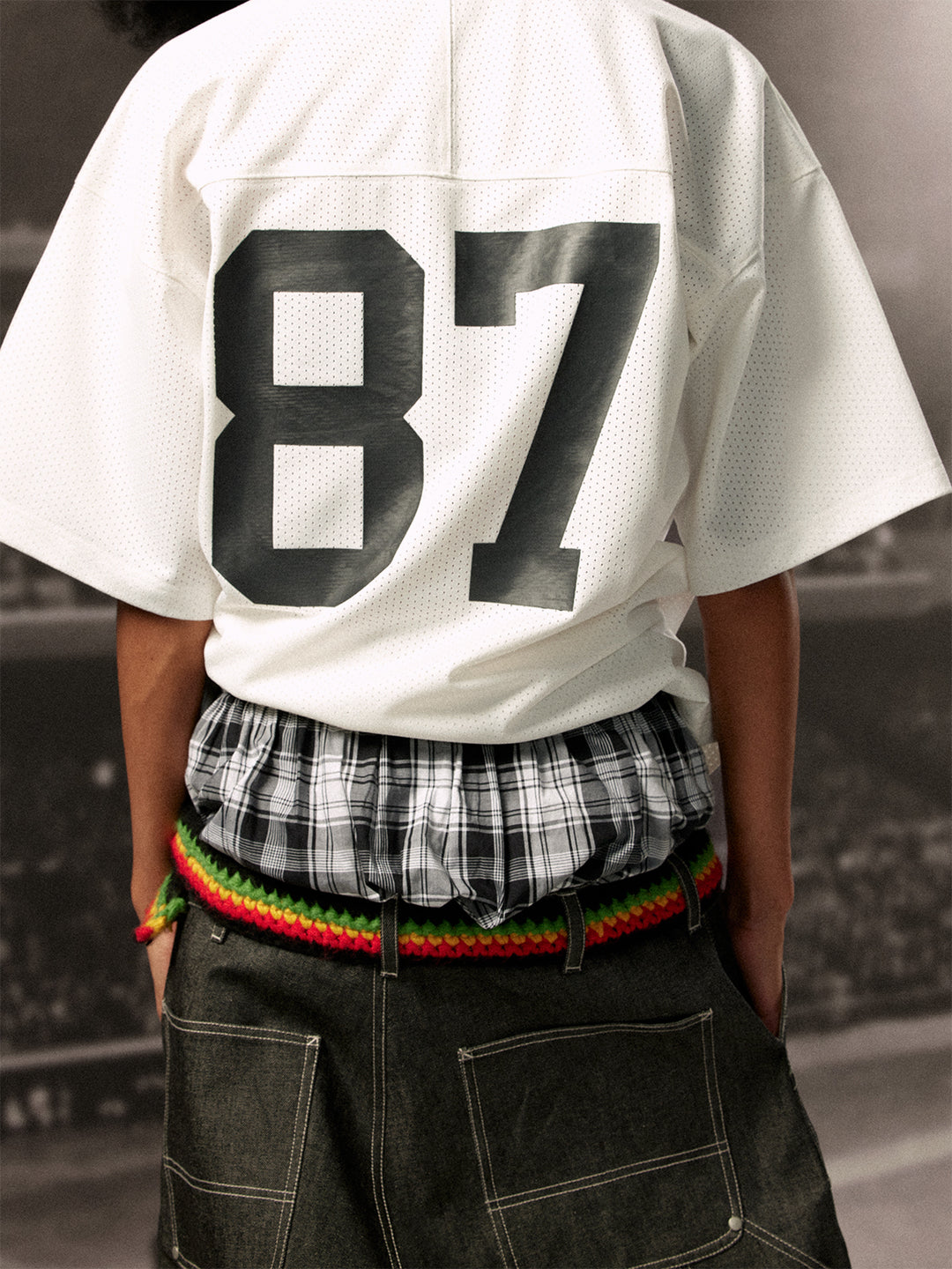 MHARF 87 Logo Vintage Mesh Sports Hockey Jersey | Face 3 Face