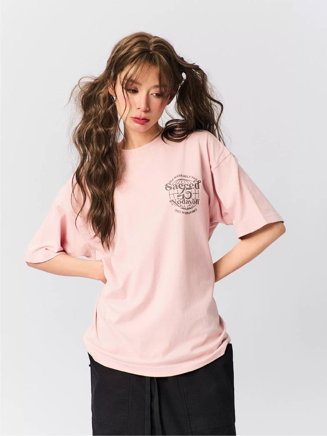 S45 New Earth Logo Printed Tee | Face 3 Face