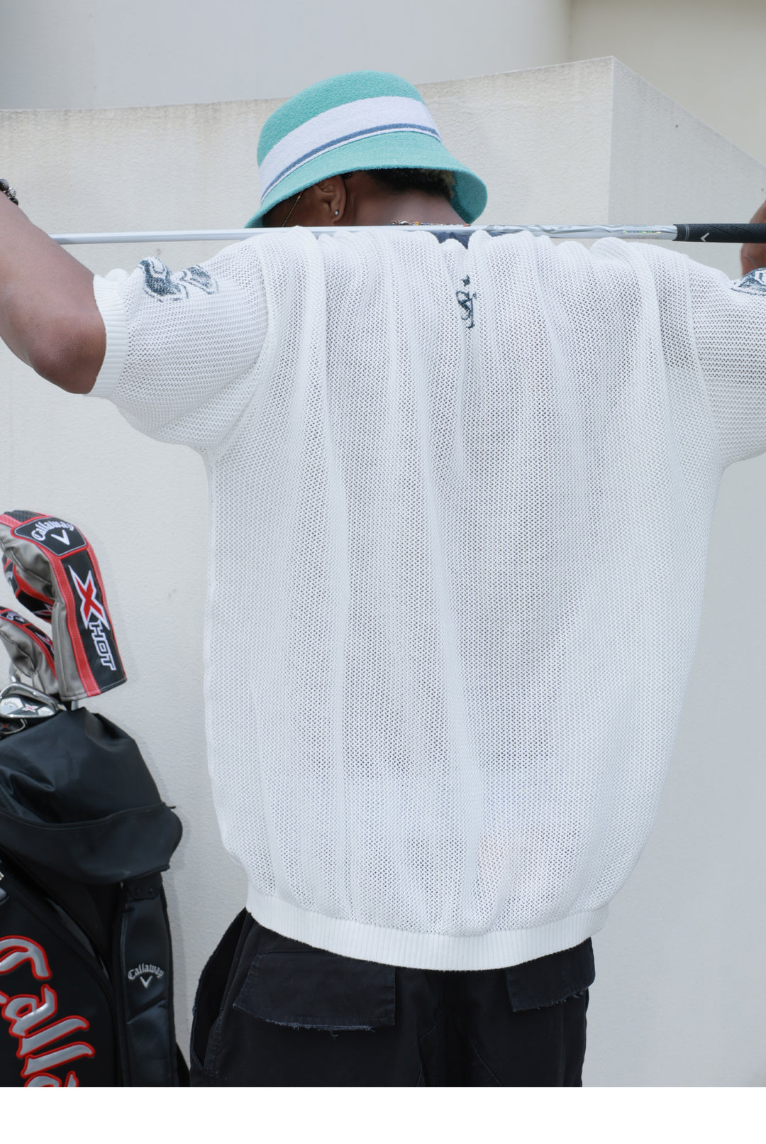 STEEPC Faded Print Mesh Knit Tee | Face 3 Face