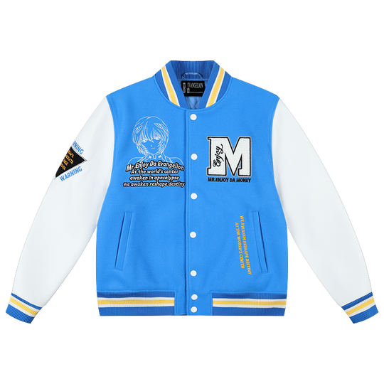 MEDM x EVA Unit-00, Unit-01, Mark.06 Leather Varsity Jacket | Face 3 Face