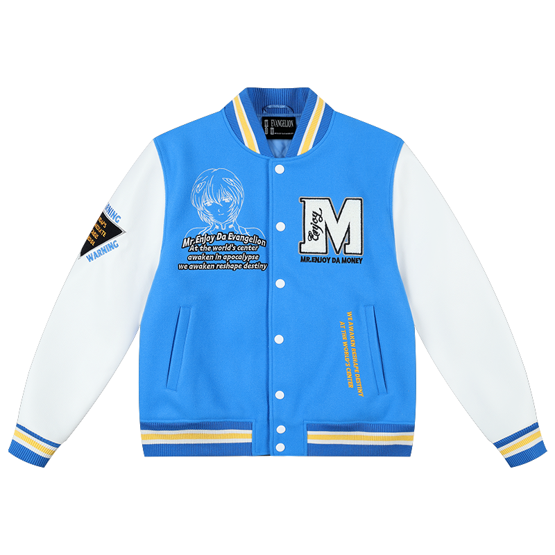 Buy Now MEDM x EVA Leather Varsity Jacket – Face 3 Face