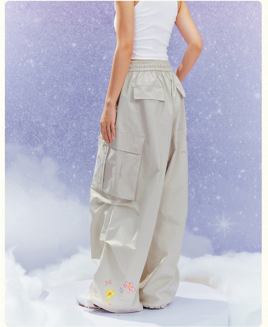 MEDM Floral Print Utility Cargo Pants | Face 3 Face