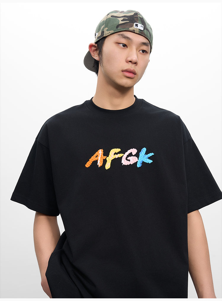 AFGK Handstitched Logo Embroidered Tee | Face 3 Face