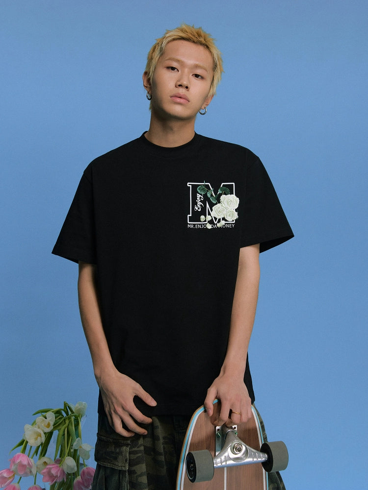 MEDM Big M Rose Flower Logo Tee | Face 3 Face
