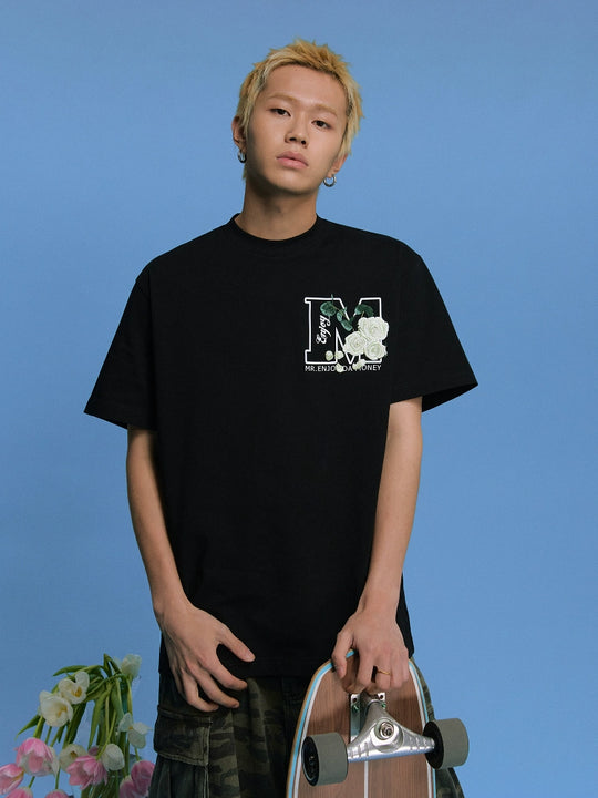 MEDM Big M Rose Flower Logo Tee | Face 3 Face