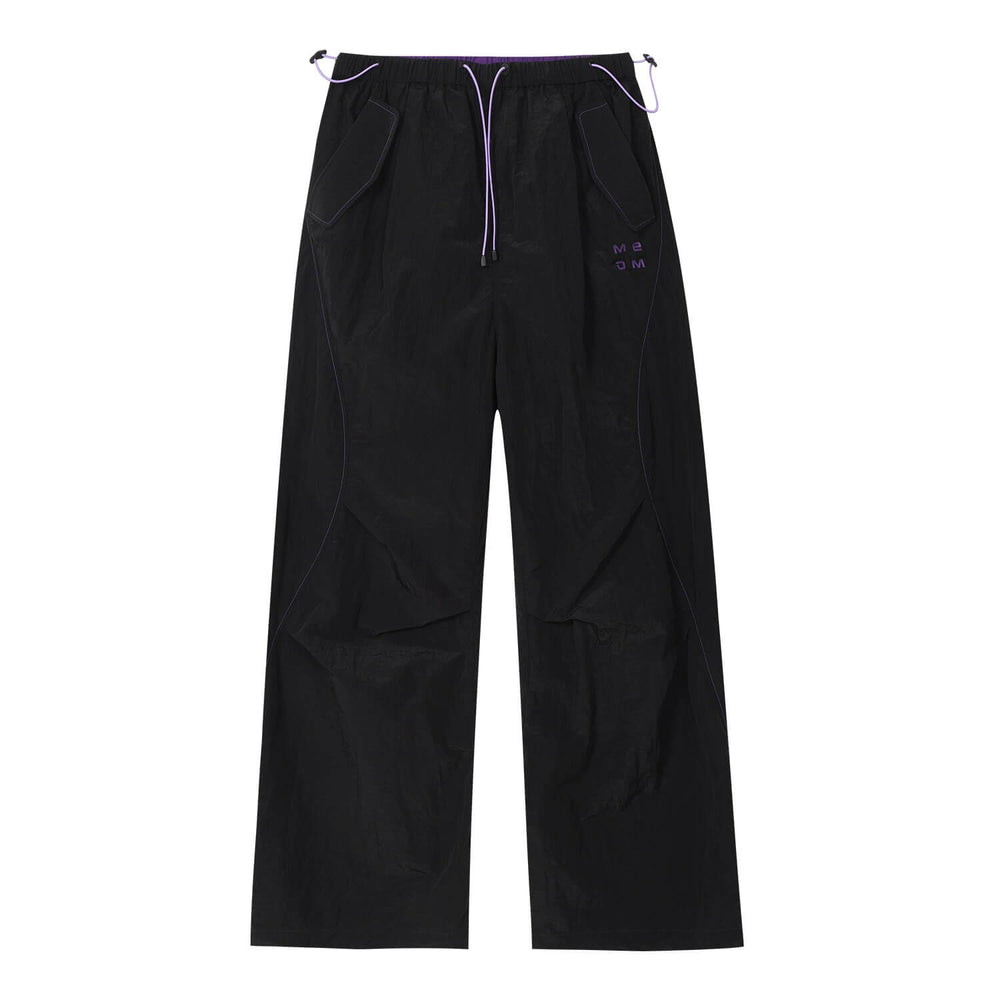 MEDM Contrast Stitch Lightweight Utility Track Pants | Face 3 Face