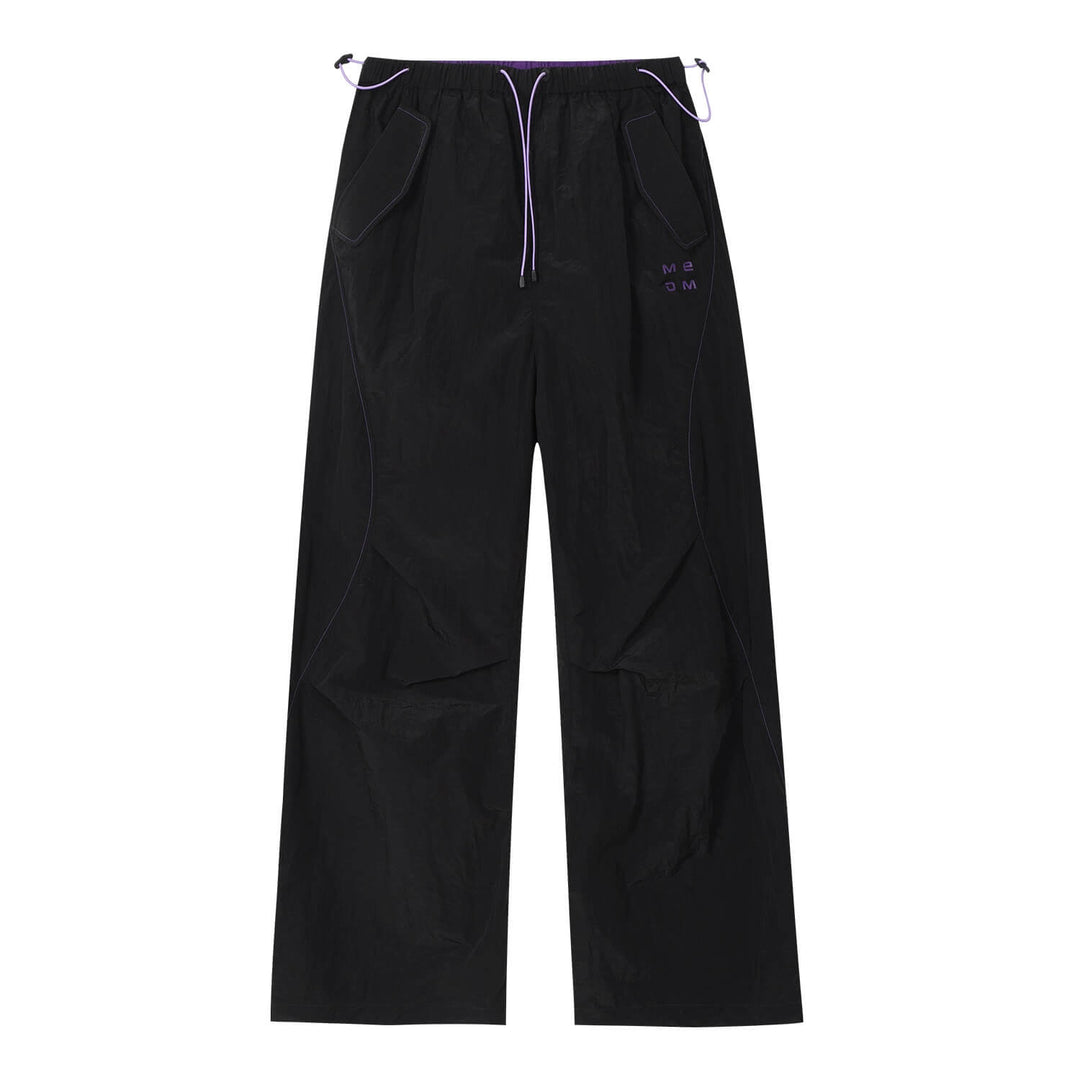 MEDM Contrast Stitch Lightweight Utility Track Pants | Face 3 Face