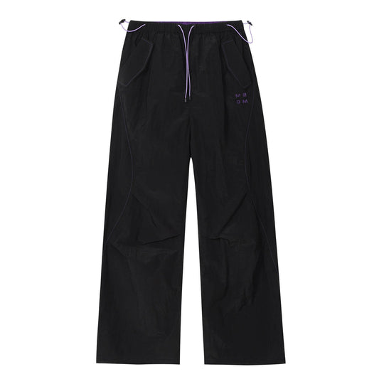 MEDM Contrast Stitch Lightweight Utility Track Pants | Face 3 Face