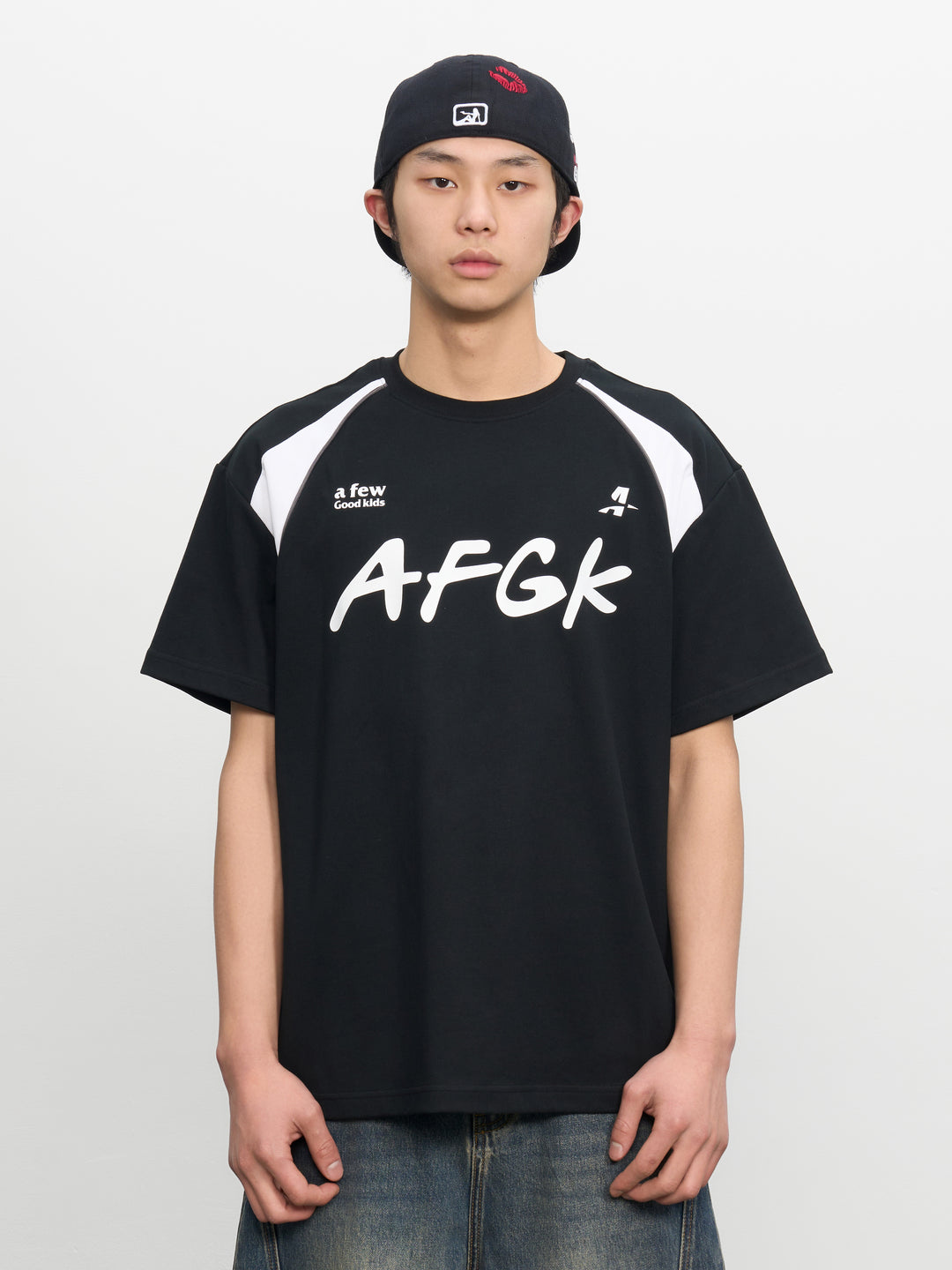 AFGK Mesh Patchwork Jersey Tee | Face 3 Face