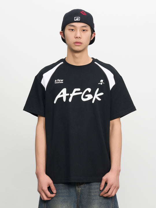 AFGK Mesh Patchwork Jersey Tee | Face 3 Face