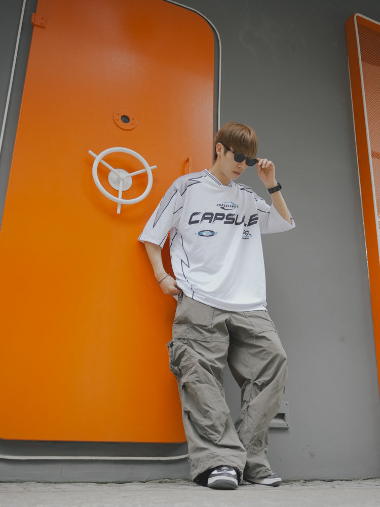 CapsuleMade Racing Suit Design Printed Soccer Jersey | Face 3 Face