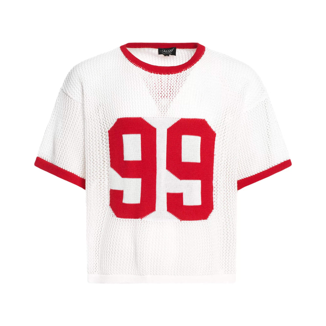 F3F Select 99 Numbering Mesh Knit Short Sleeve Jersey | Face 3 Face