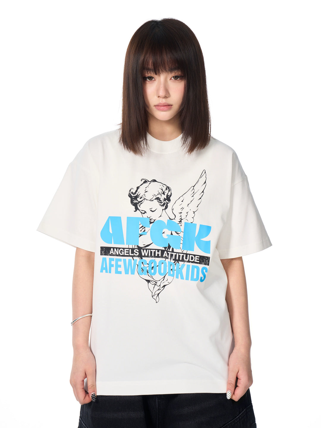 AFGK Angel Craft Print Tee | Face 3 Face