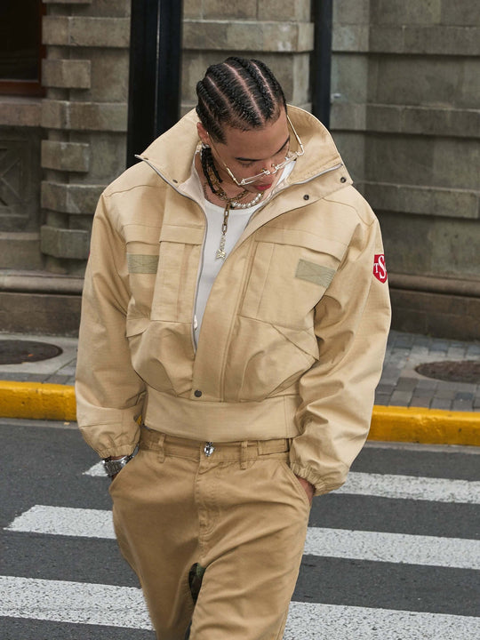 STEEPC Velcro Puffer Short Work Jacket | Face 3 Face