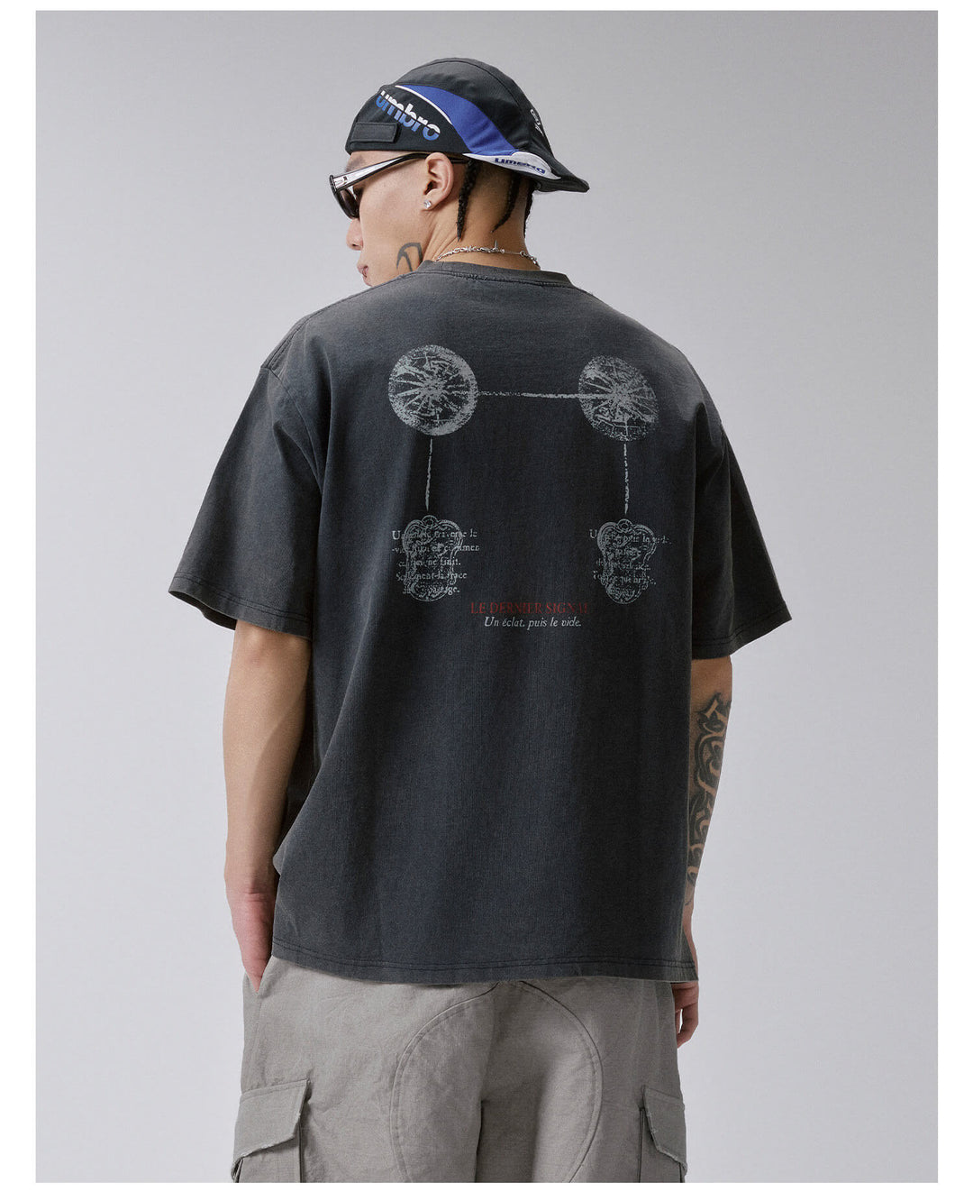 F2CE Vintage Graphic Washed Distressed Short Sleeve Tee | Face 3 Face