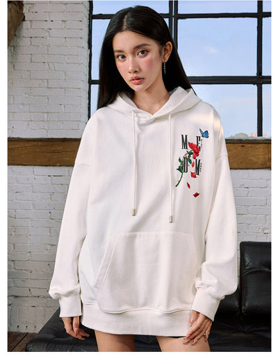 MEDM Rose Interspersed Logo Hoodie | Face 3 Face