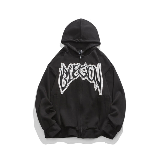 F3F Select Embroidery Zip Up Hoodie