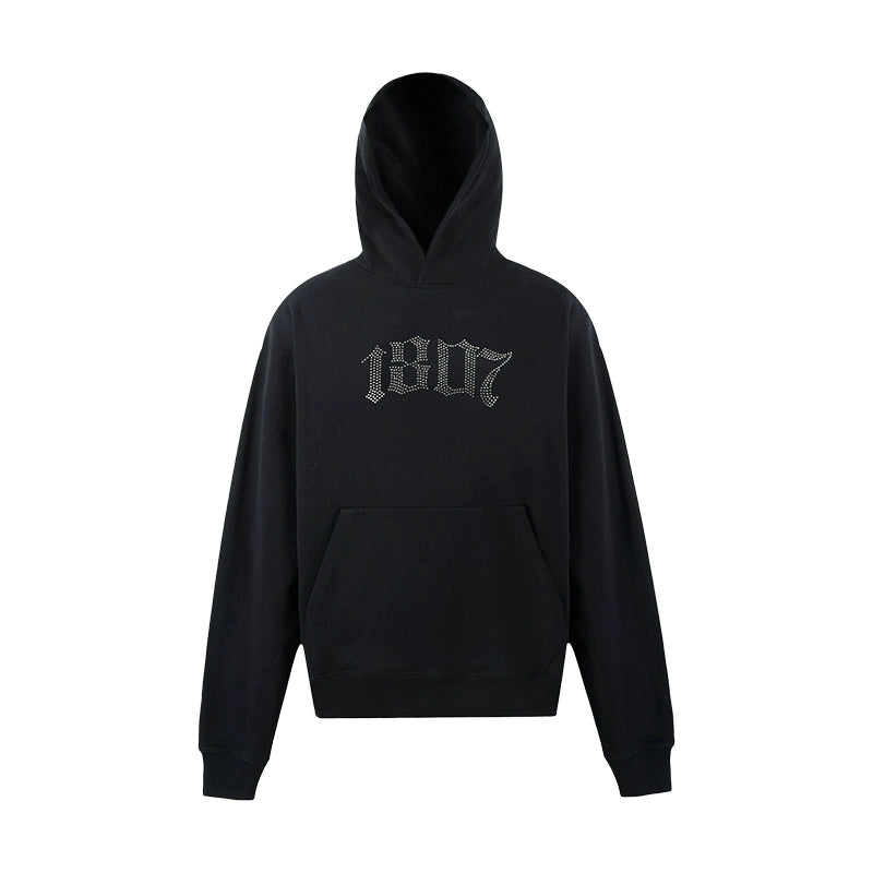 1807 Logo Rhinestone Hoodie | Face 3 Face