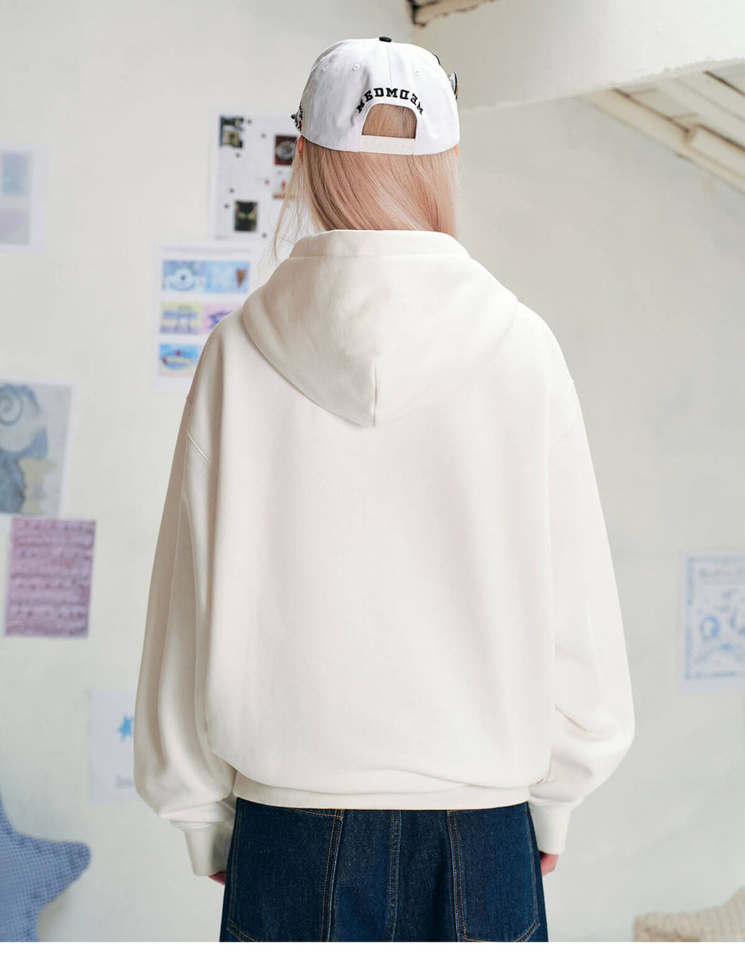 MEDM 3D Colorful Graffiti Logo Embroidered Hoodie | Face 3 Face