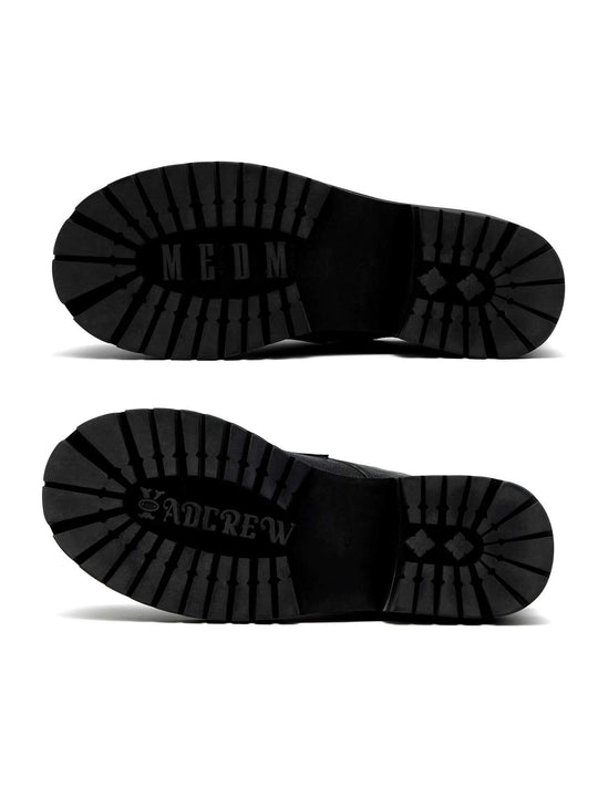 YADcrew Washed Horsehide Leather Platform Dress Shoes | Face 3 Face