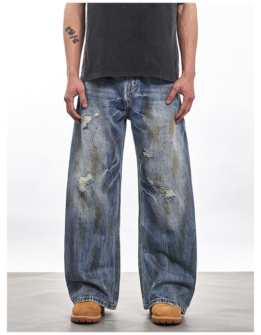 F3F Select Lightning Washed Distressed Jeans | Face 3 Face