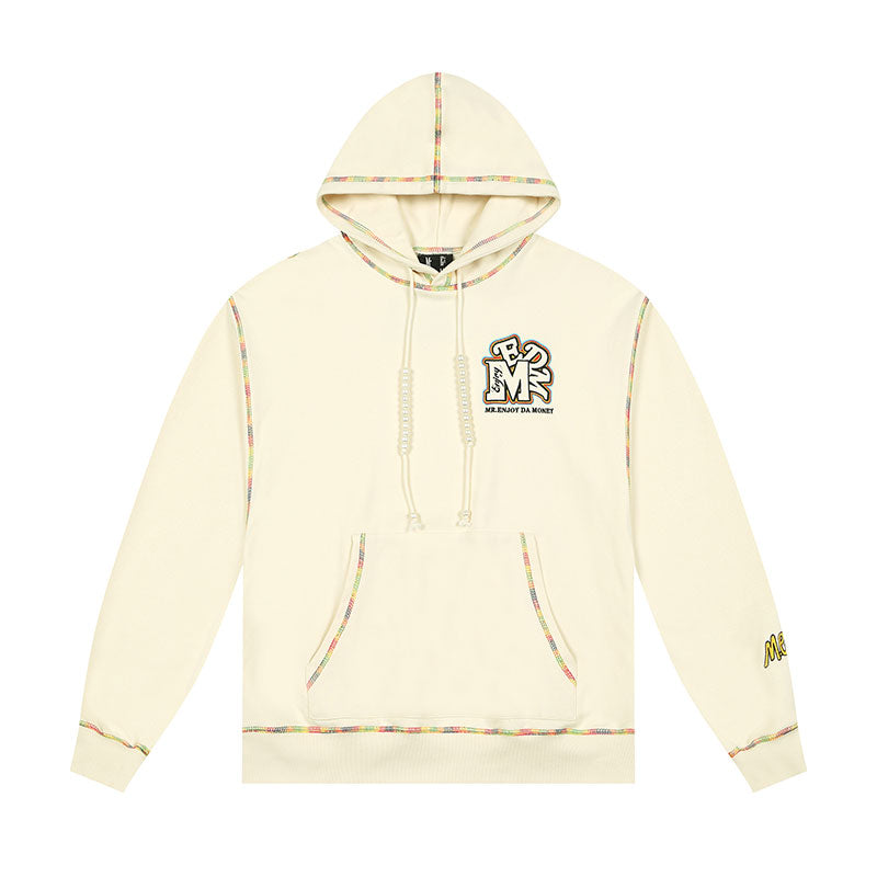 MEDM Rainbow Stitch Embroidery Hoodie