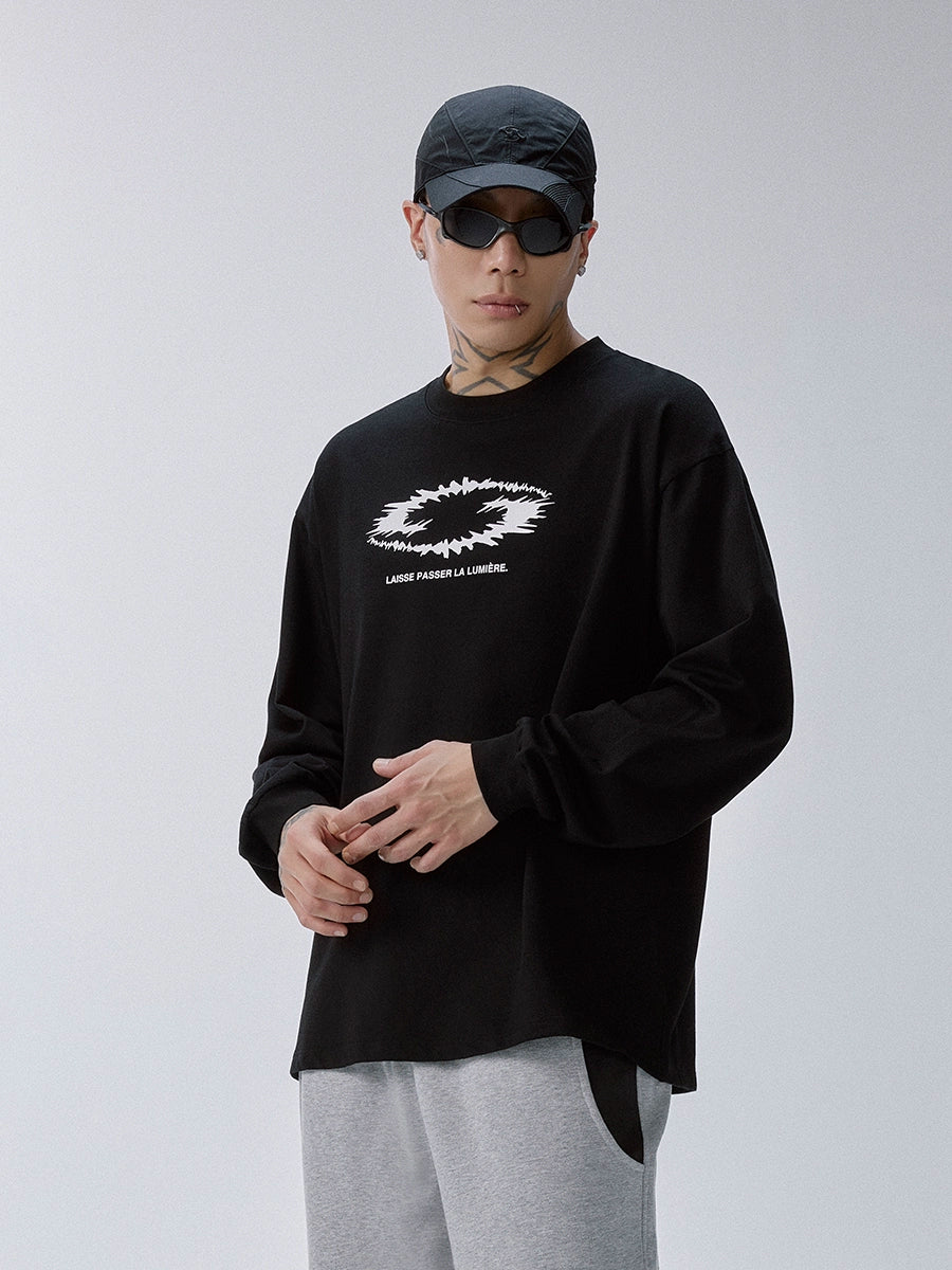 F2CE Thorn Print Logo Long Sleeve Tee | Face 3 Face