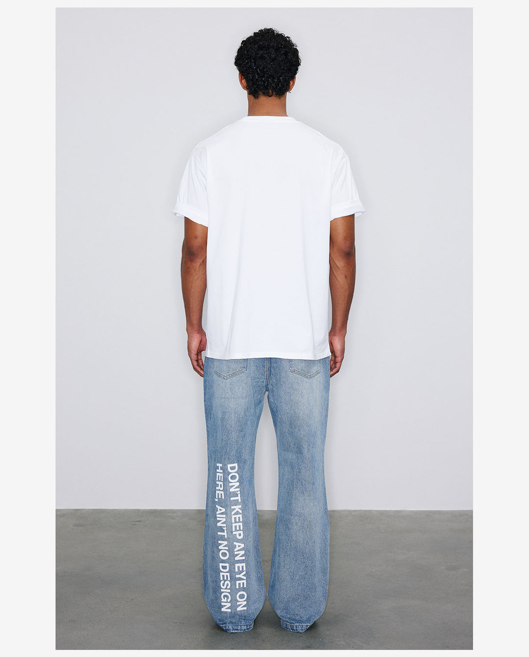NOVACAM Letter Print Logo Tee | Face 3 Face