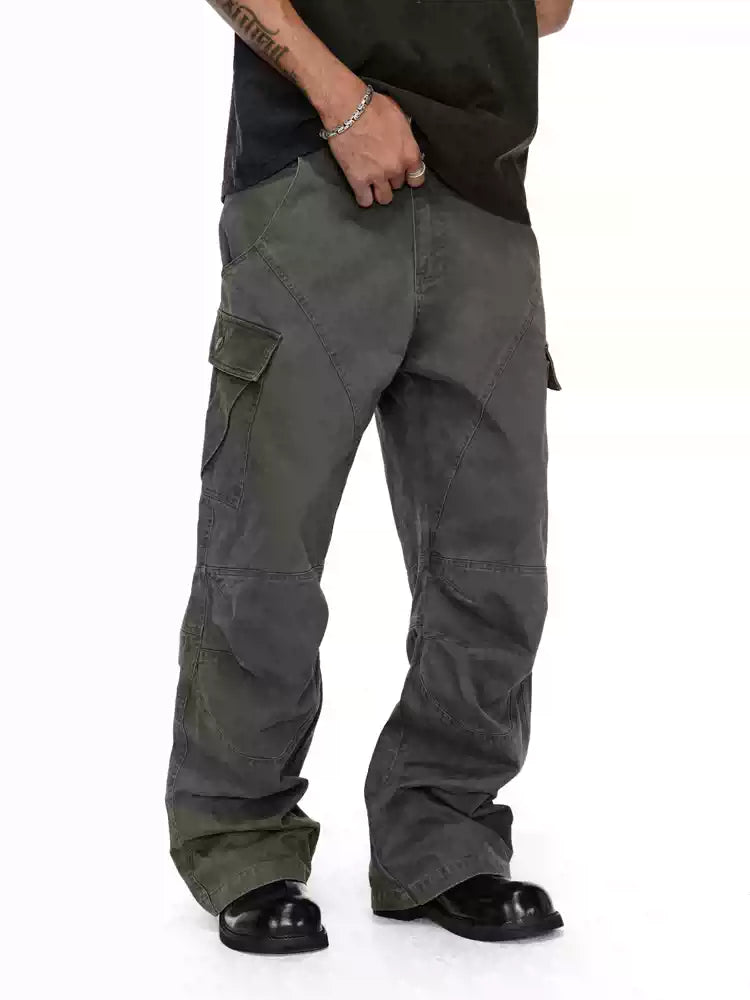 ANTIDOTE Segmented Structured Work Cargo Pants | Face 3 Face