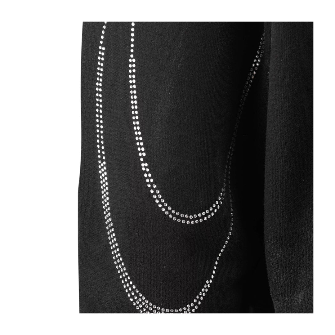 KARMANISTIC Rhinestone Logo Dirty Dye Zip Up Hoodie | Face 3 Face