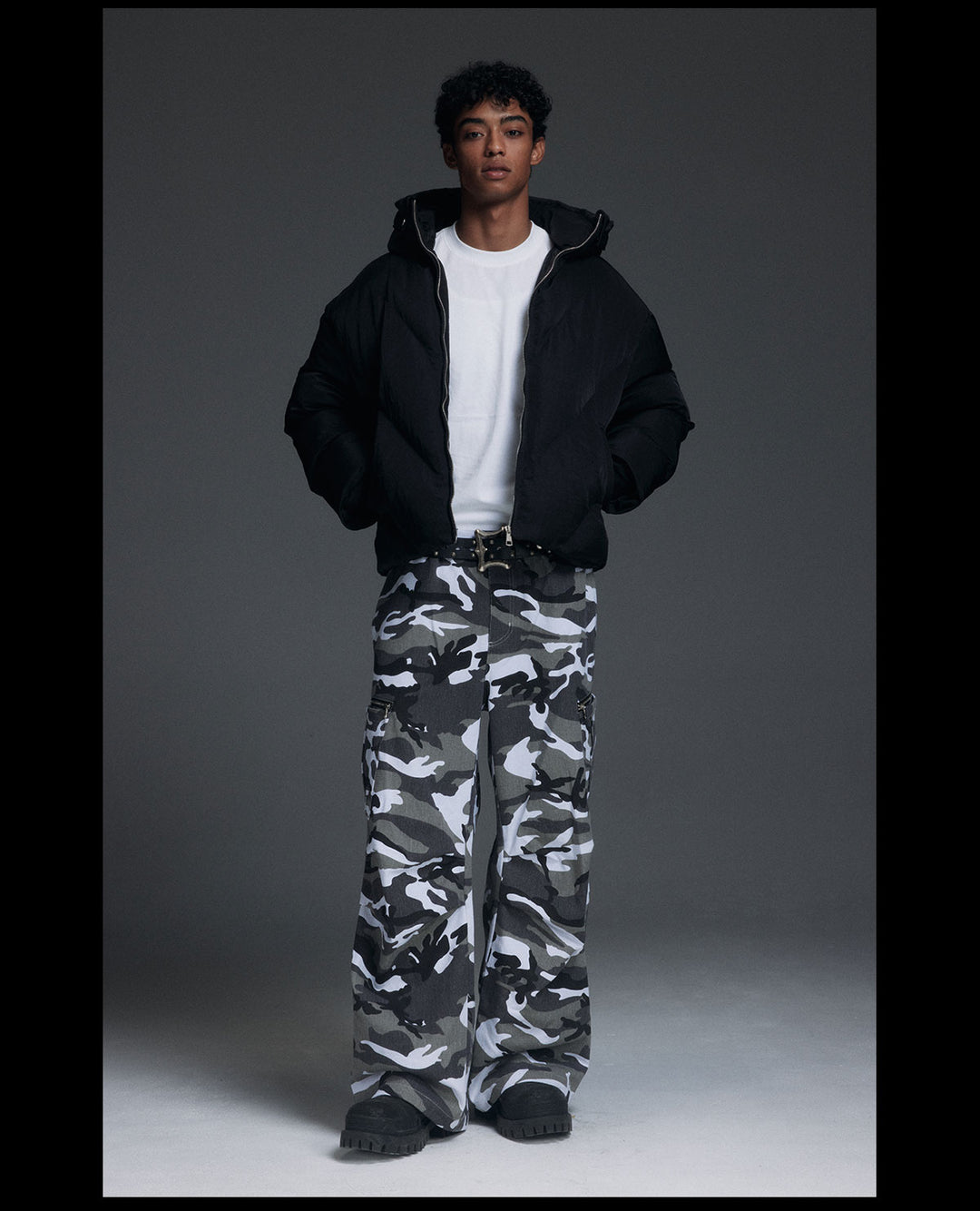 NOVACAM Hooded Short Puffer Jacket | Face 3 Face