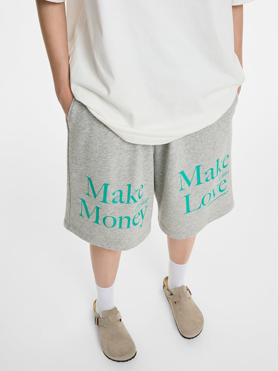 Harsh and Cruel Make Money Make Love Sweat Shorts | Face 3 Face