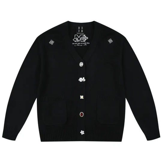 MEDM Multi Button Knit Cardigan | Face 3 Face