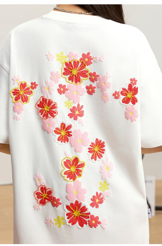 Small Town Kid Daisy Flower Logo Tee | Face 3 Face