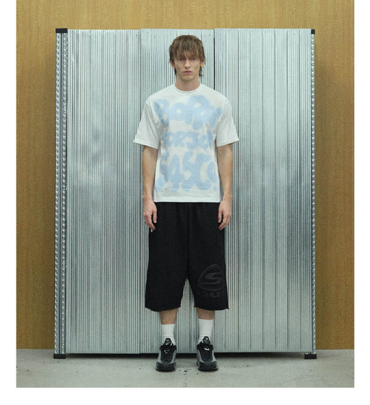 S45 Graffiti Letter Print Short Sleeve Tee | Face 3 Face