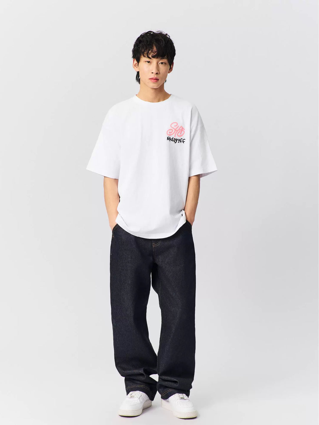 S45 Handwritten Logo Printed Tee | Face 3 Face