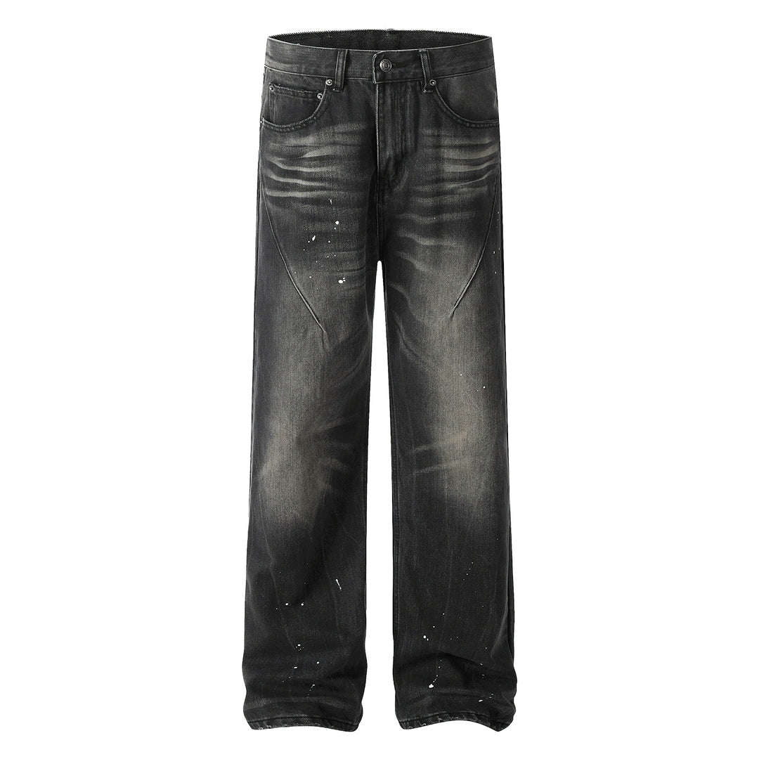 F3F Select Cat Whisker Splash Ink Black Jeans | Face 3 Face