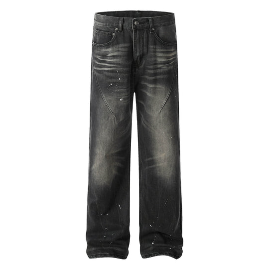 F3F Select Cat Whisker Splash Ink Black Jeans | Face 3 Face
