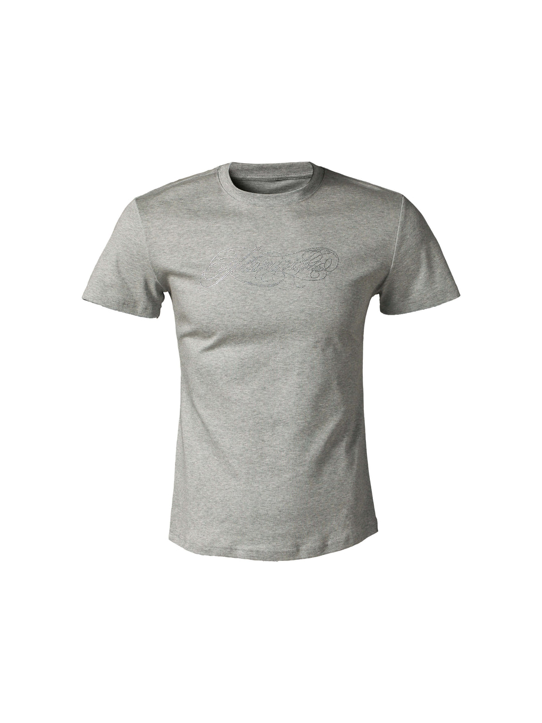 KARMANISTIC Rhinestone Logo Slim Fit Stretch Tee | Face 3 Face