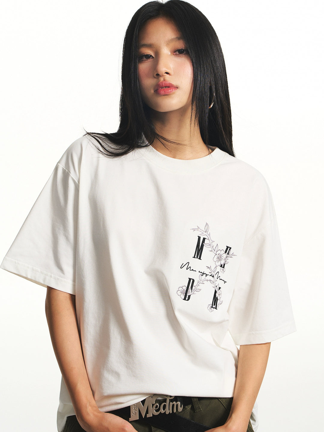 MEDM UV Resistant Flower Logo Tee | Face 3 Face