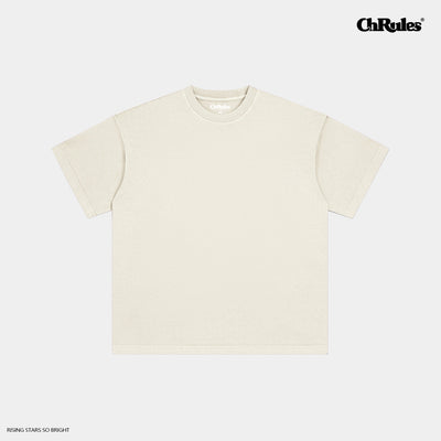 Cashrules / CHRULES Washed Old Solid Color Tee | Face 3 Face