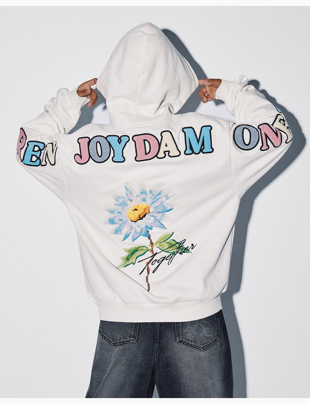 MEDM Daisy Floral Hoodie | Face 3 Face