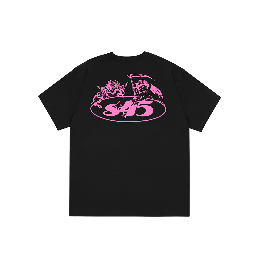 S45 Angel and Devil Print Tee | Face 3 Face