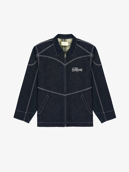 MHARF Indigo Denim Work Jacket | Face 3 Face
