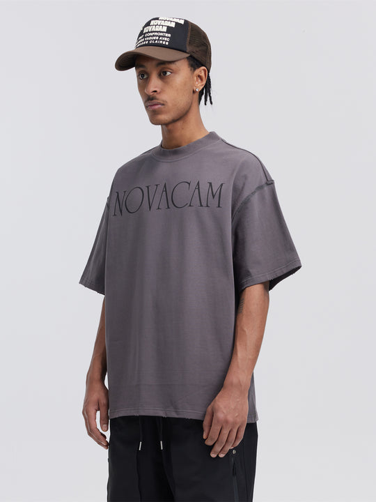 NOVACAM Simple Logo Ground Edge Backstitch Tee | Face 3 Face