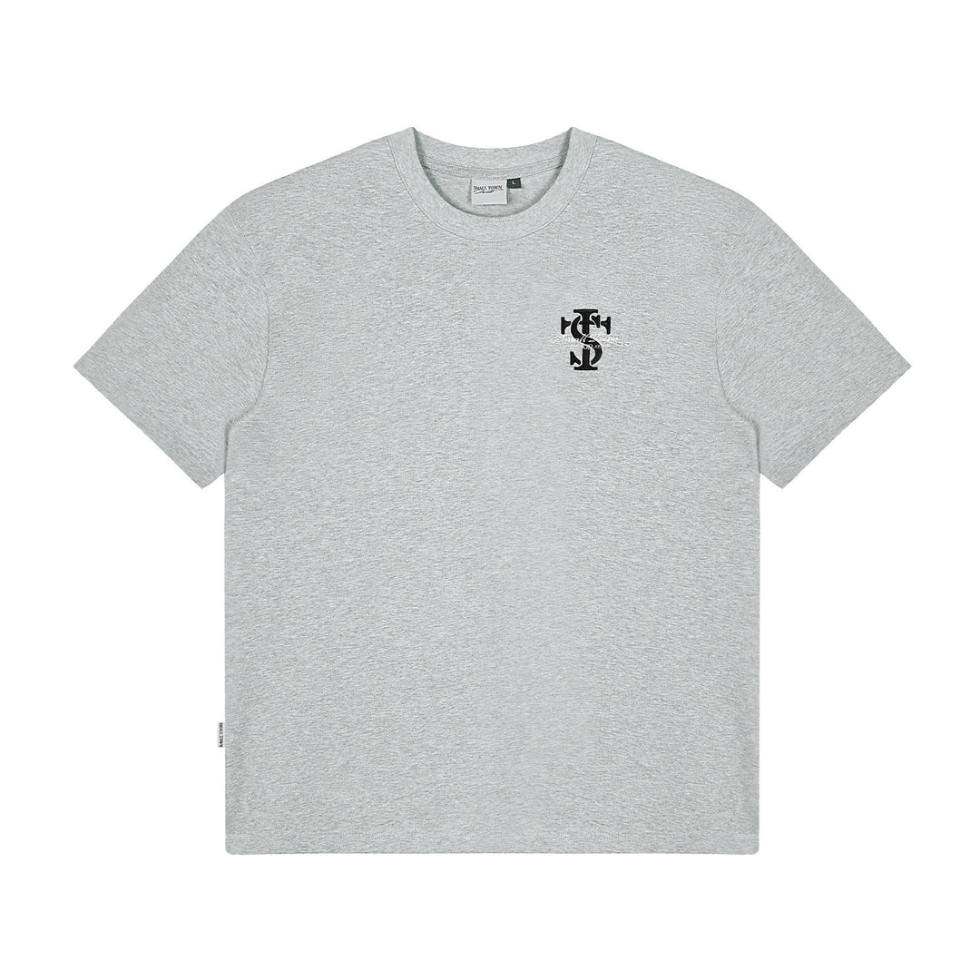 Small Town Kid 3D Embroidered Logo Letter Tee | Face 3 Face