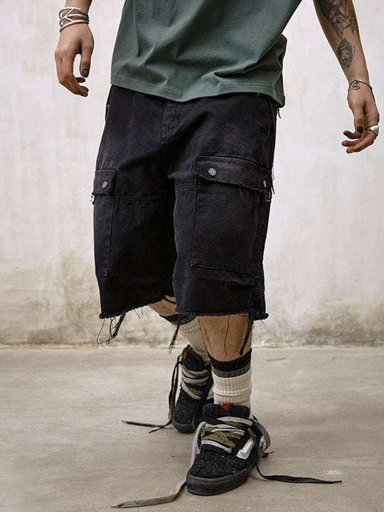 Remedy Washed Work Pocket Shorts | Face 3 Face