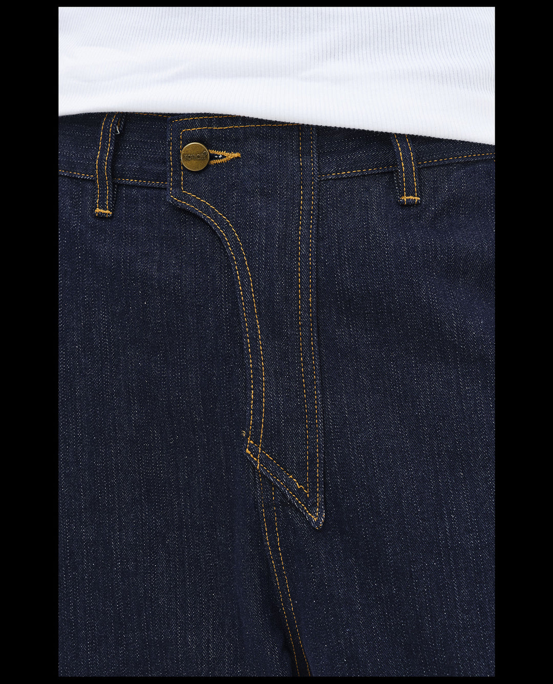 NOVACAM Blade Detail Folded Baggy Jeans | Face 3 Face