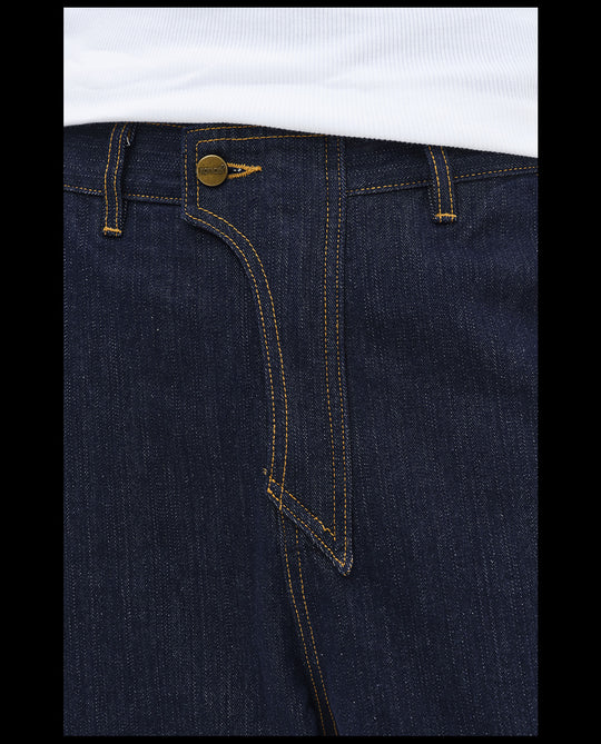 NOVACAM Blade Detail Folded Baggy Jeans | Face 3 Face