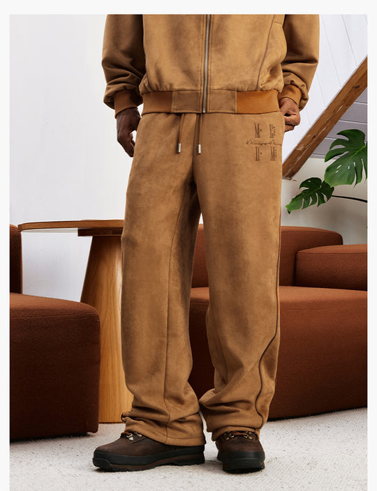 MEDM Suede Track Pants | Face 3 Face